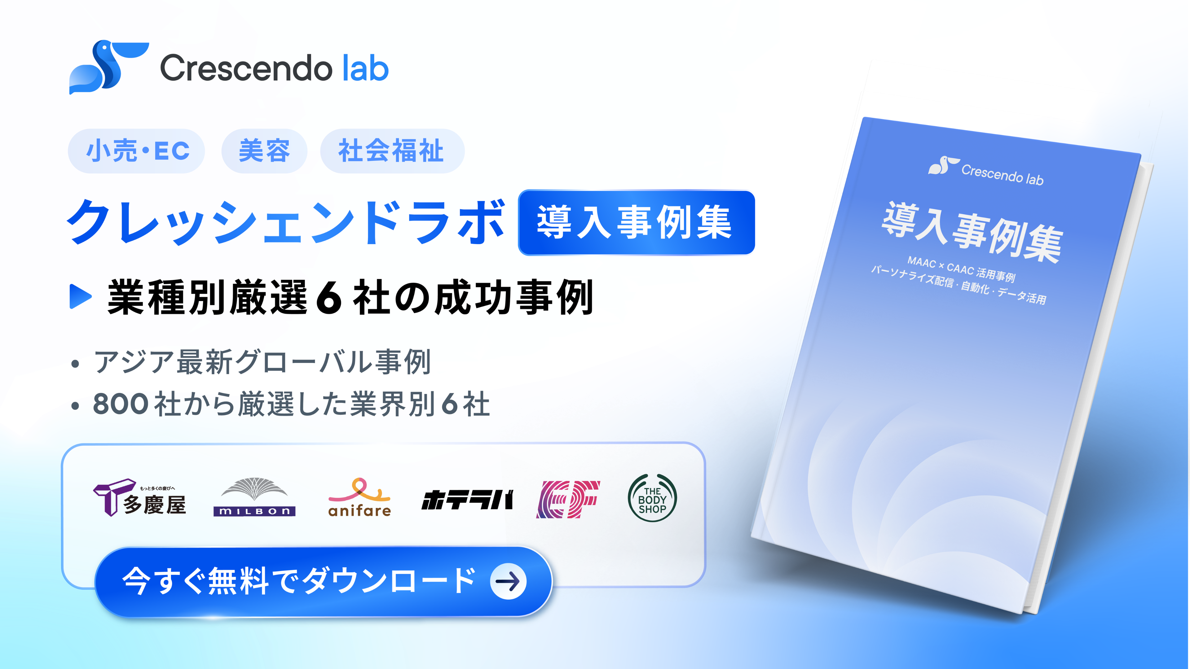 5https://www.cresclab.com/jp/download/success-case