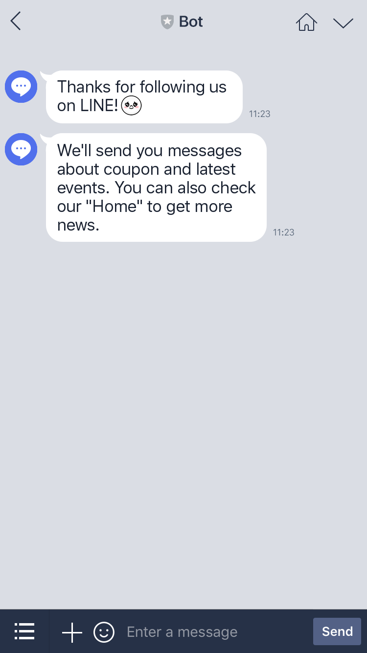 LINE Messaging API概要図