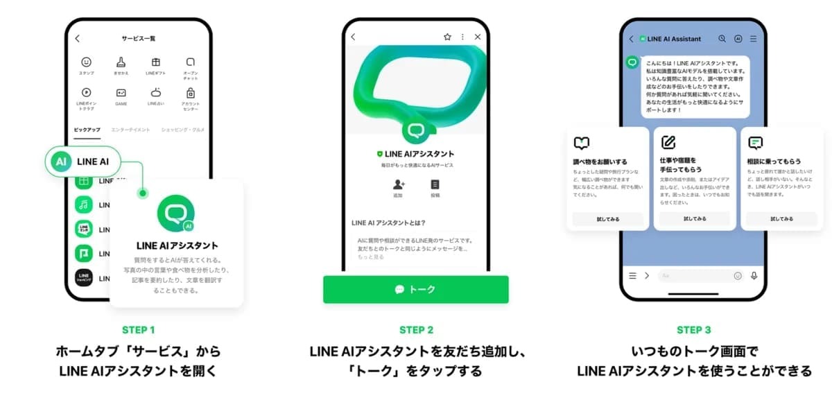 LINE AIの機能